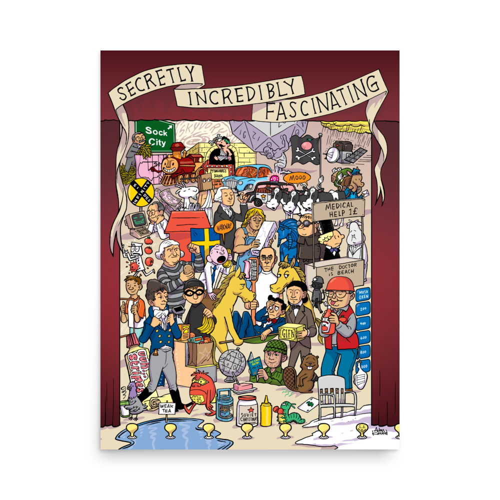 Secretly Incredibly Fascinating 50th Episode Poster