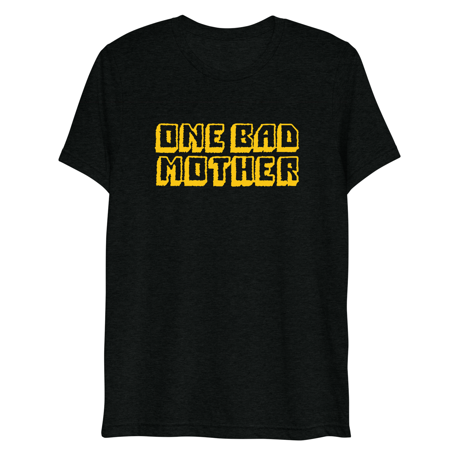 One Bad Mother logo tri-blend T-shirt