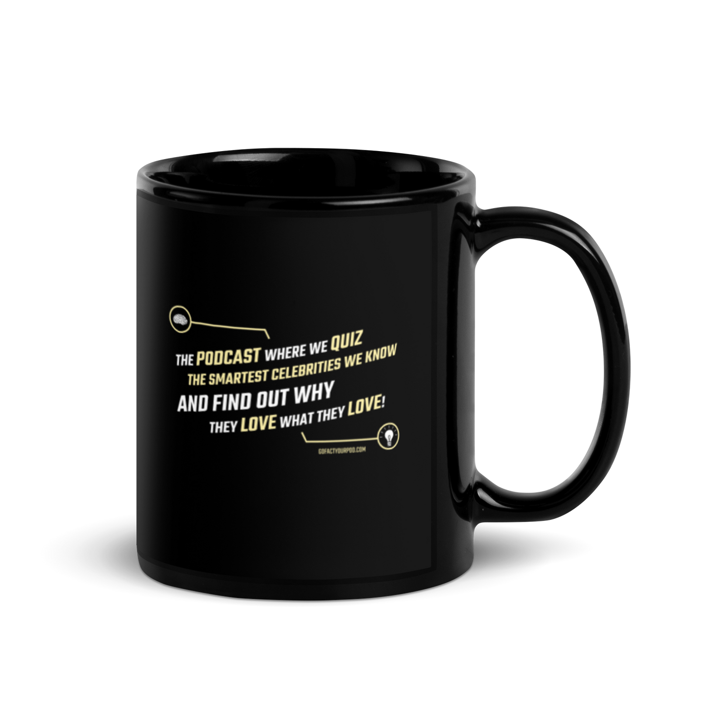 Go Fact Yourself logo mug