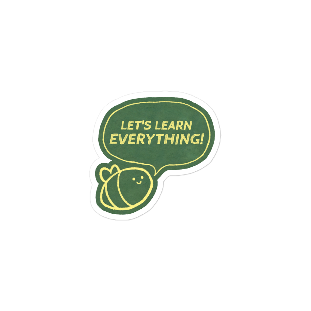 Bee sticker