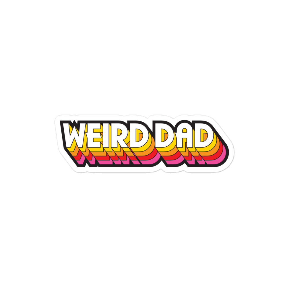 Weird Dad sticker