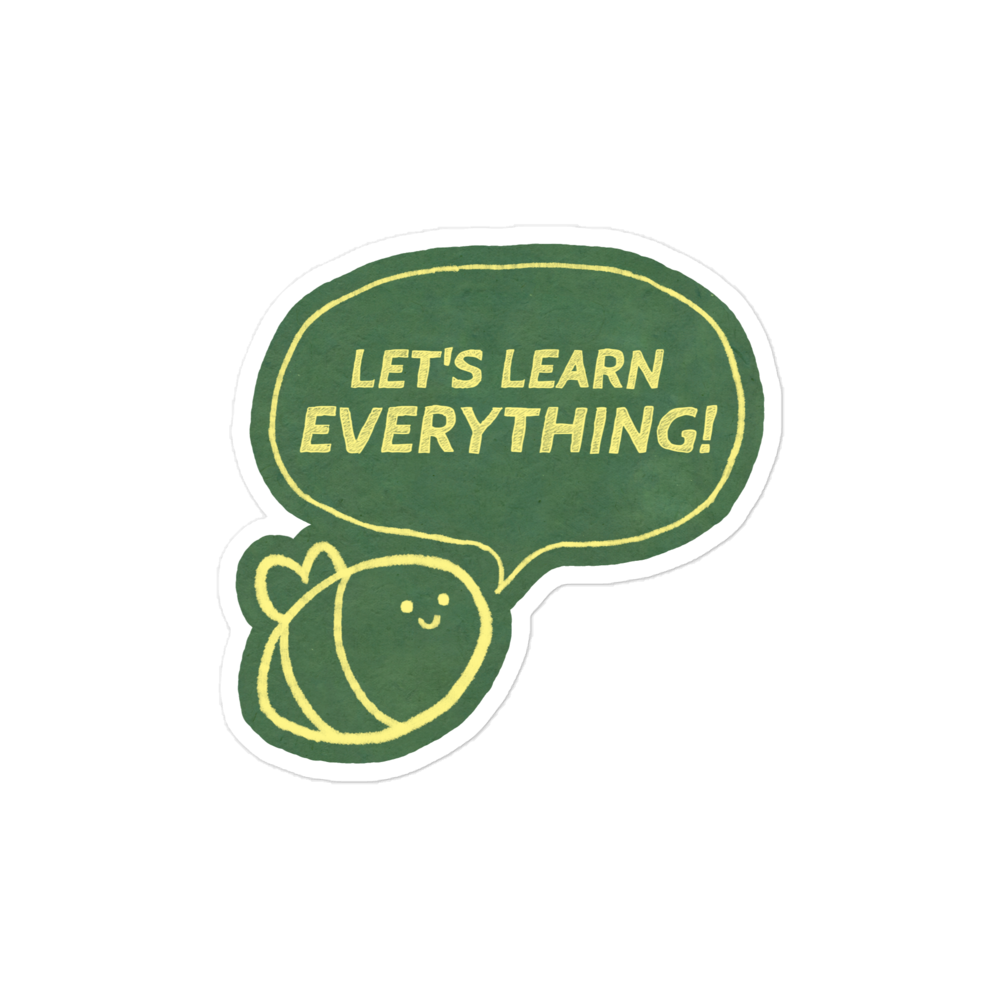 Bee sticker