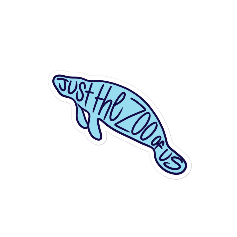 Manatee sticker