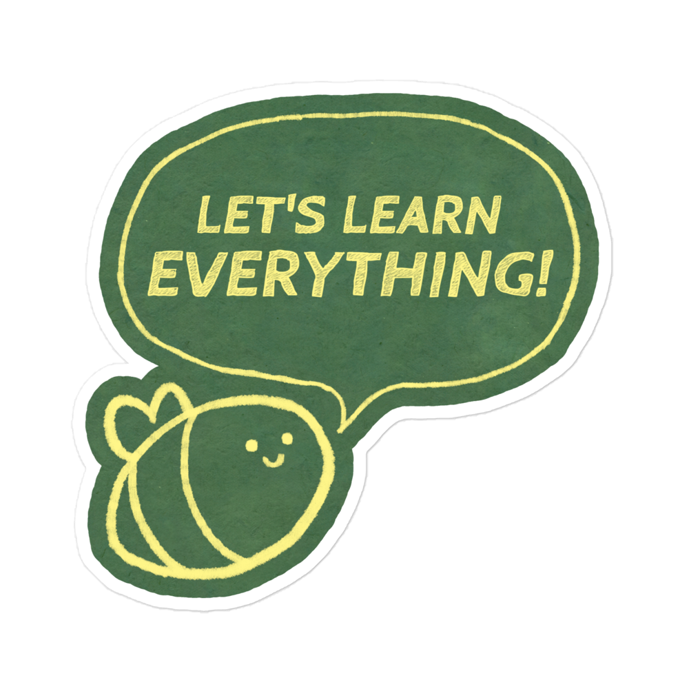 Bee sticker