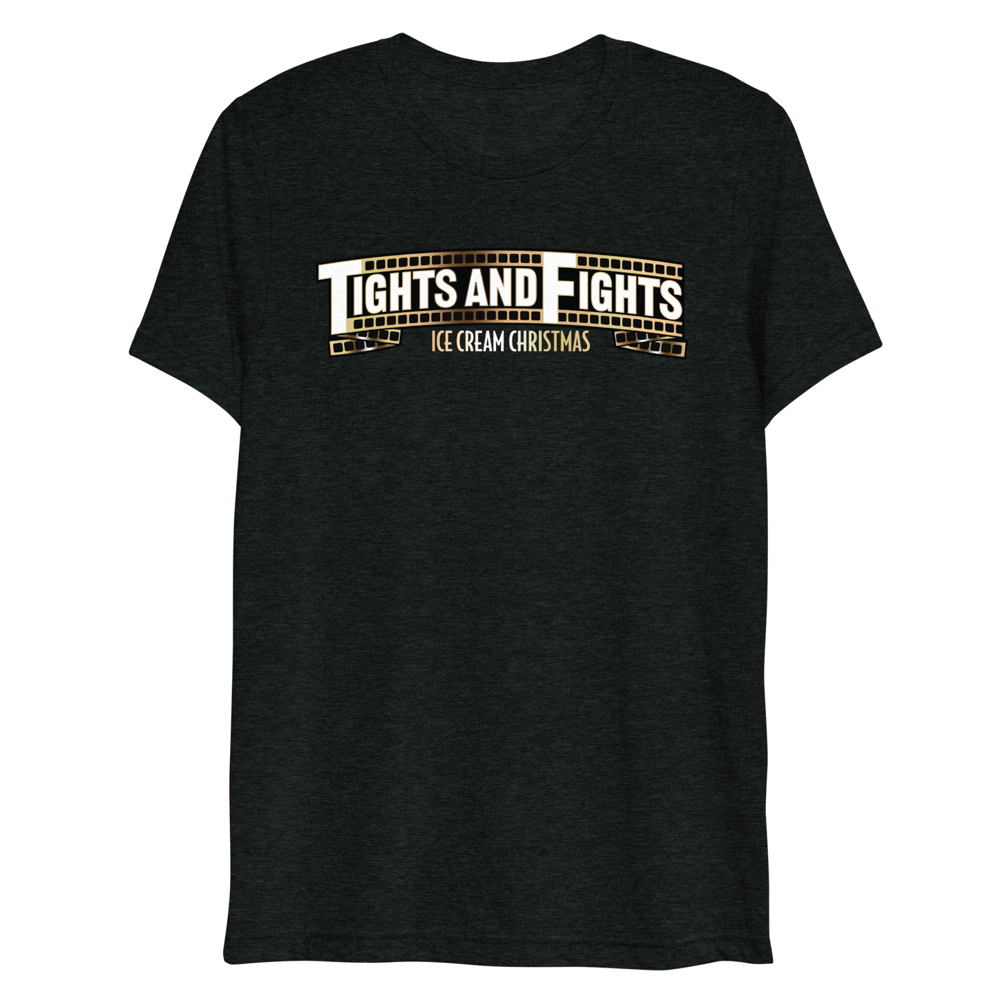 Ice Cream Christmas tri-blend T-shirt