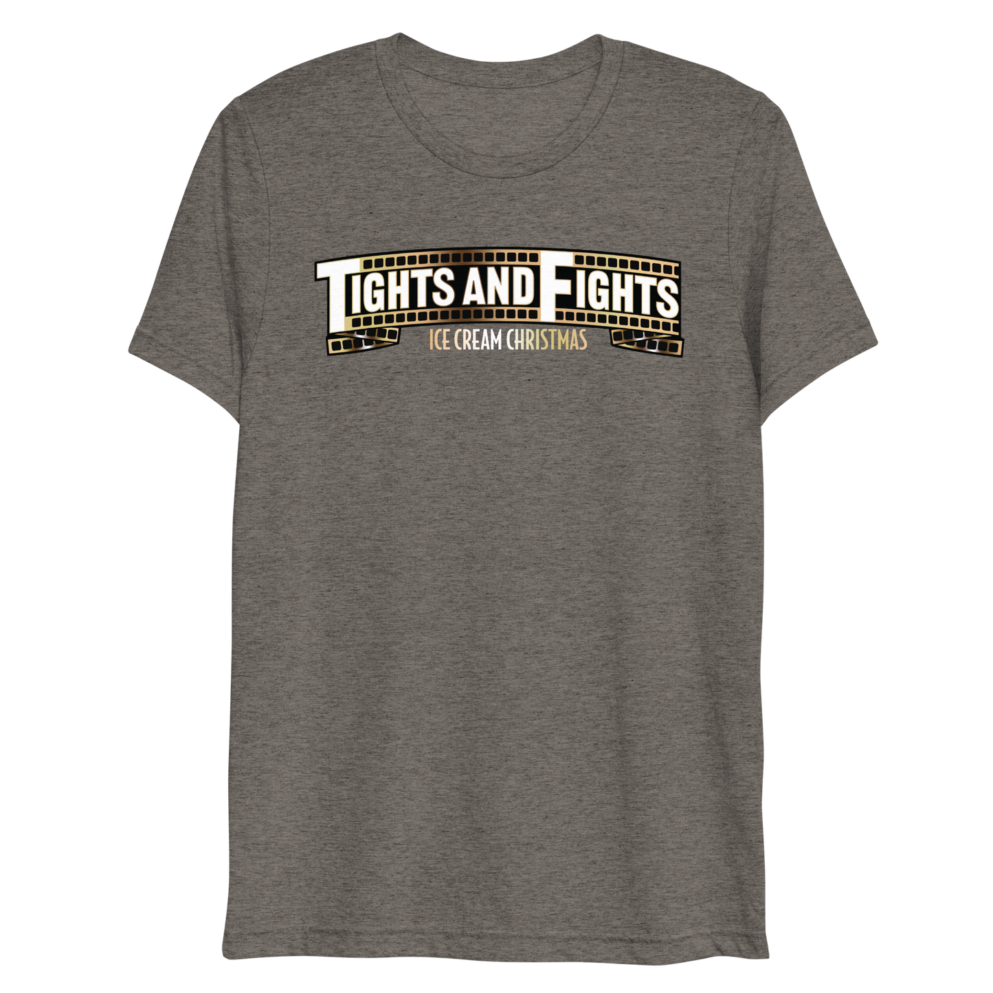 Ice Cream Christmas tri-blend T-shirt
