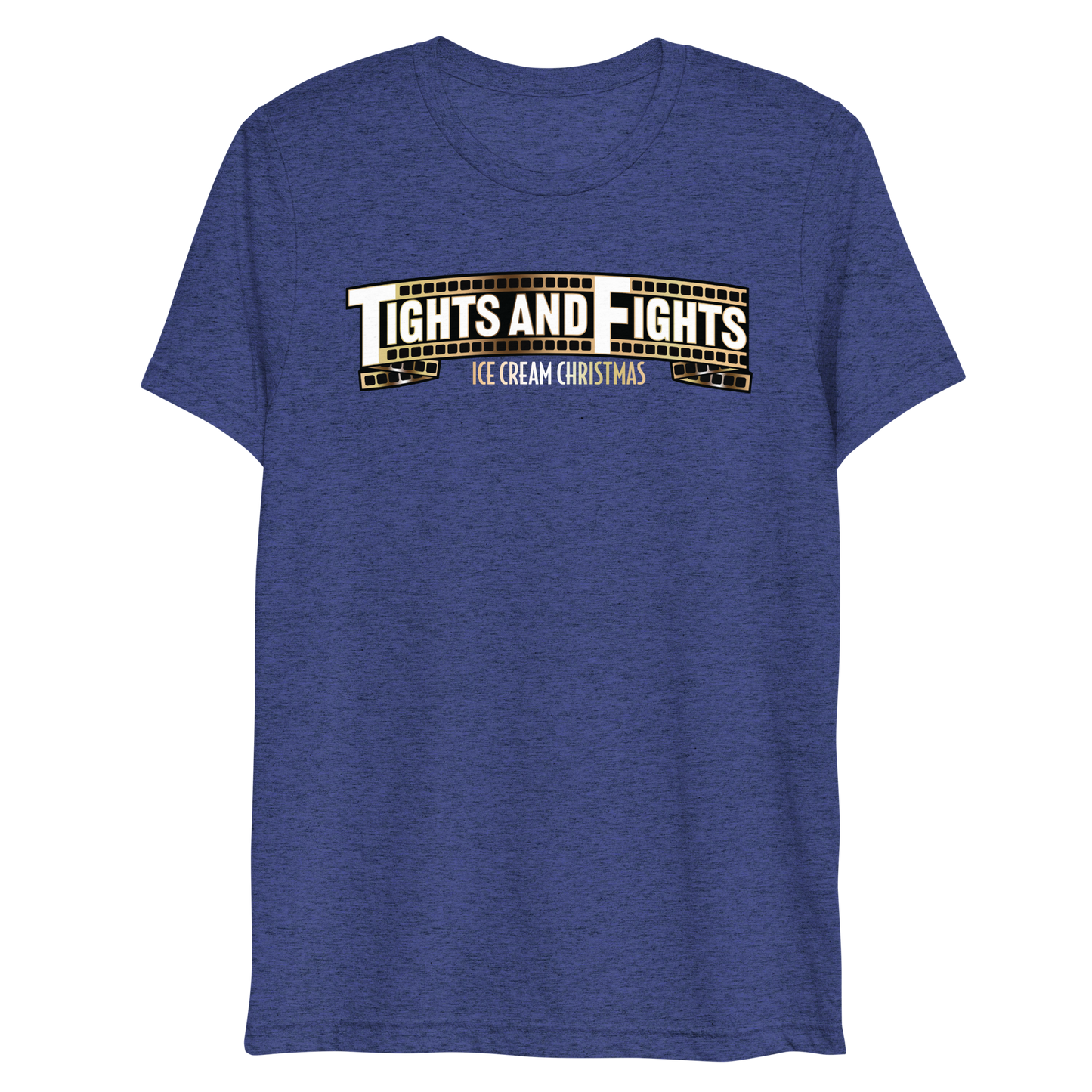Ice Cream Christmas tri-blend T-shirt