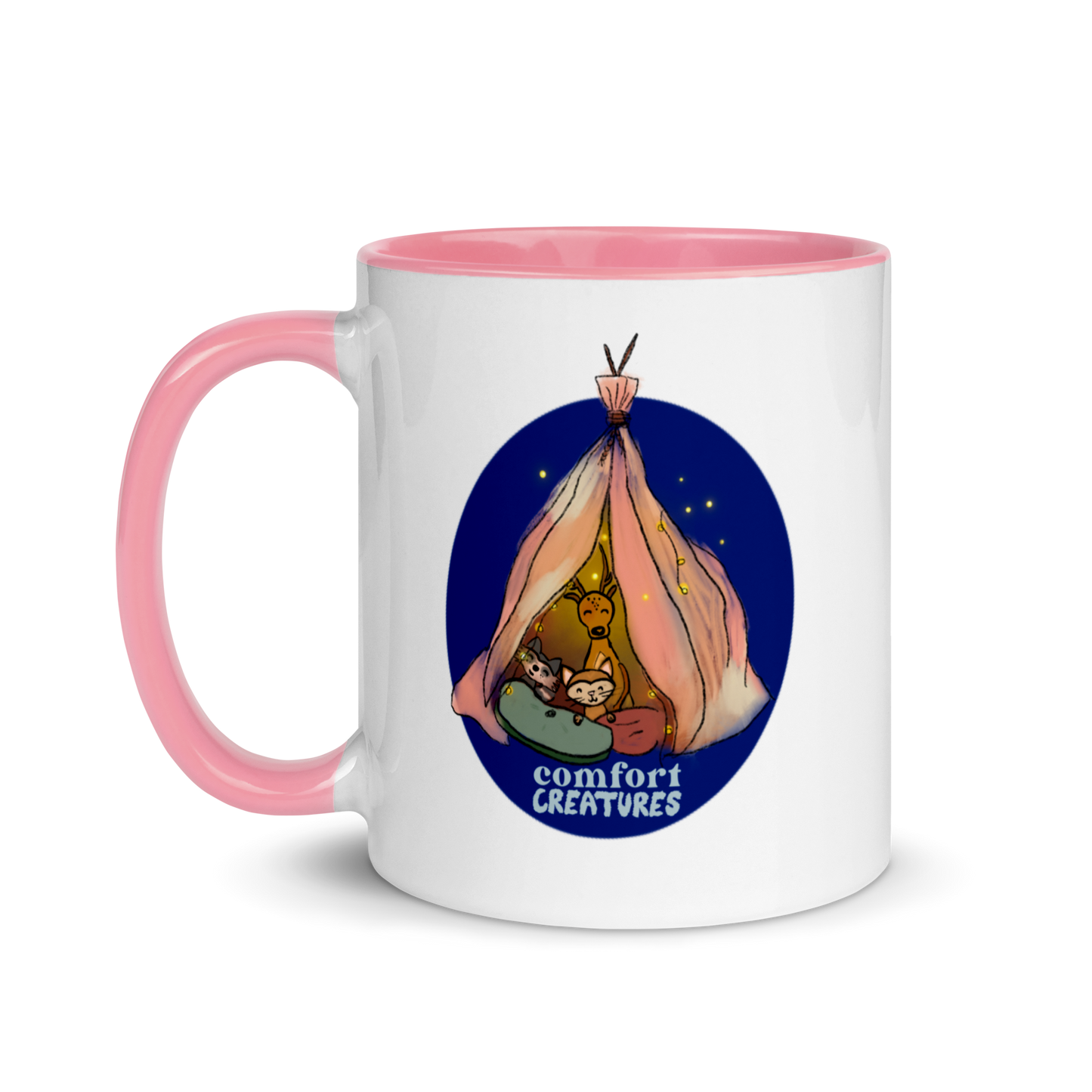 Cozy Comfort Creatures mug