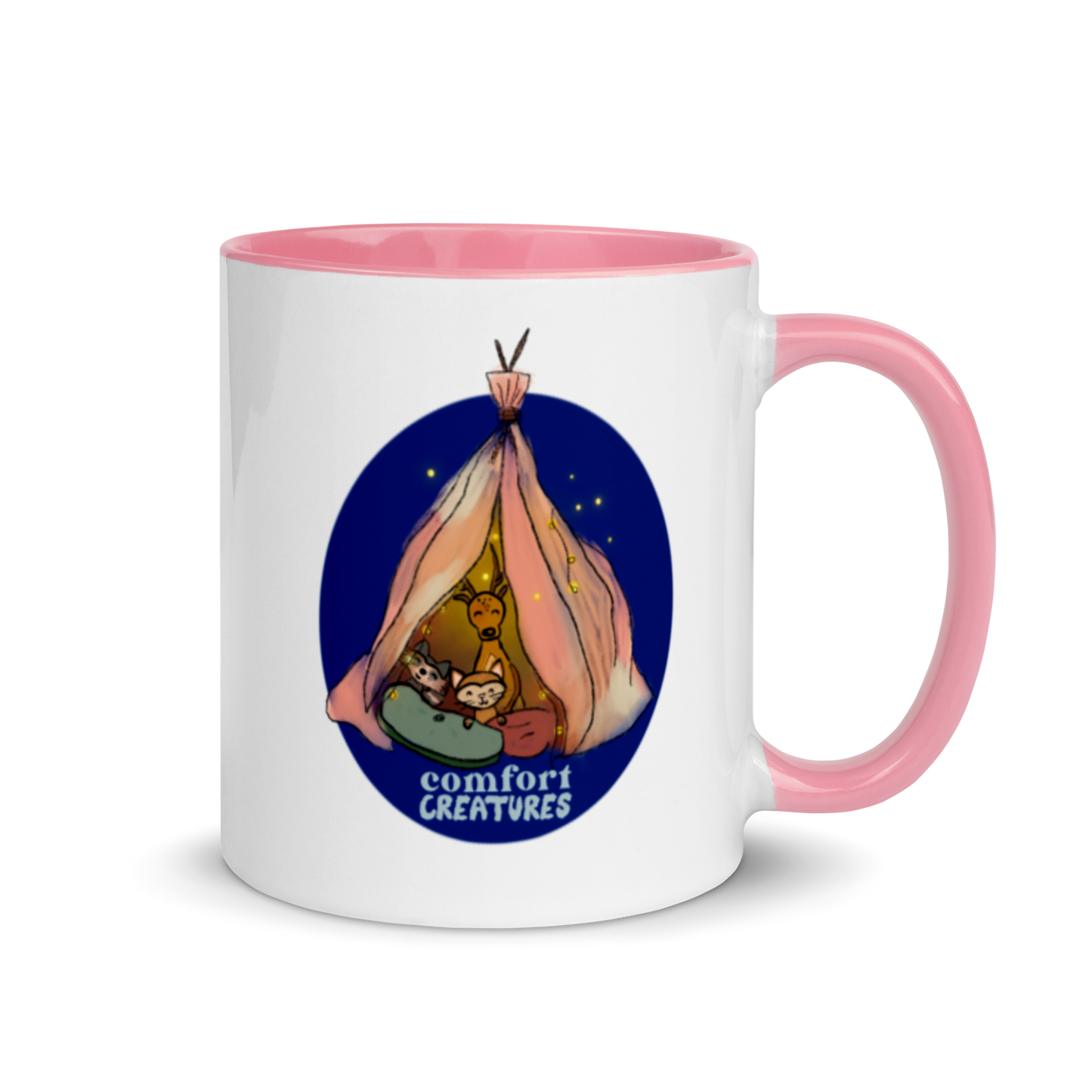 Cozy Comfort Creatures mug