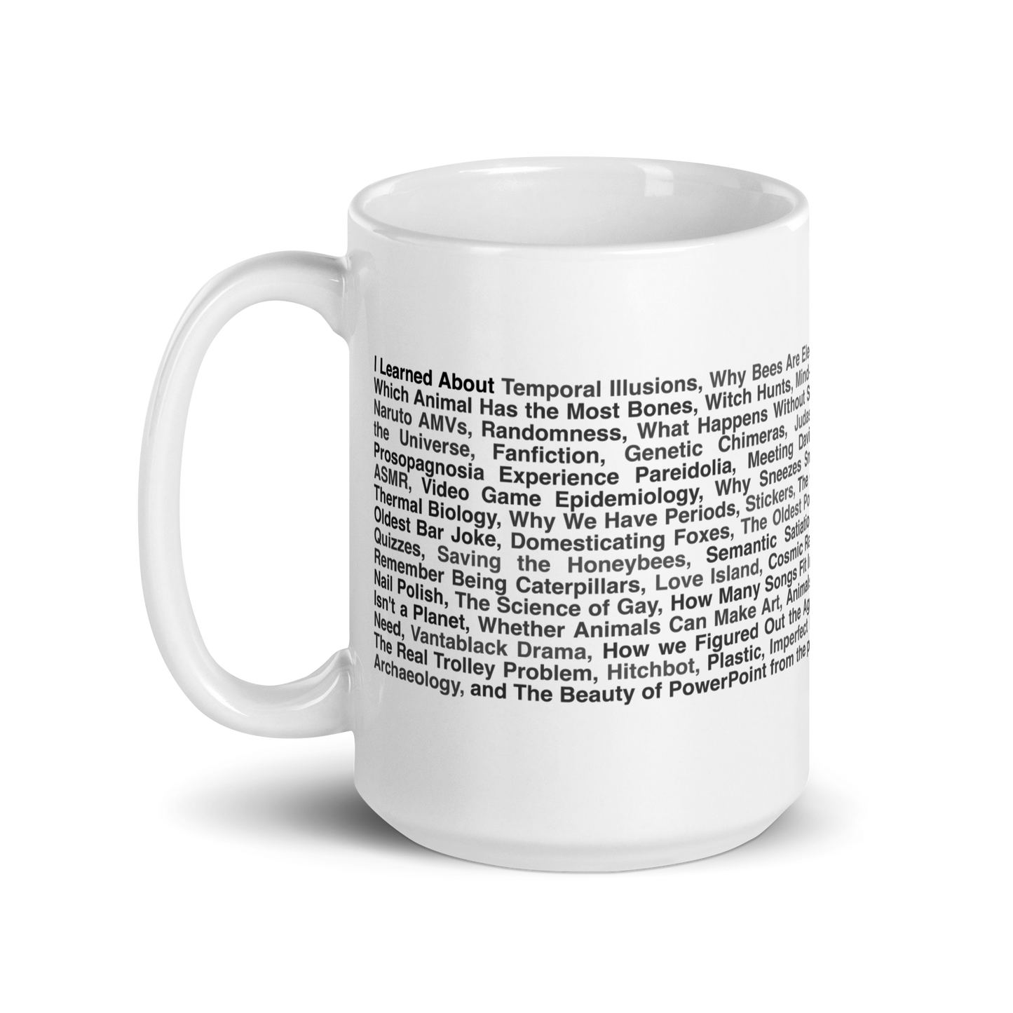 All Topics Year One mug