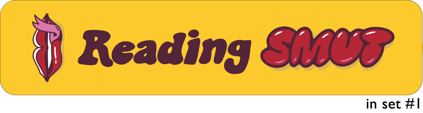 Reading Smut bookmark four-pack