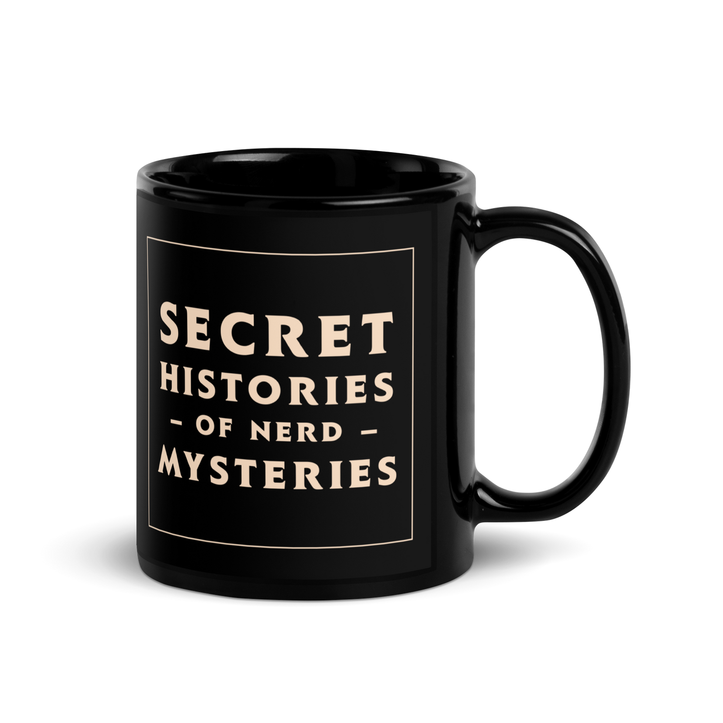 Secret Histories of Nerd Mysteries logo mug