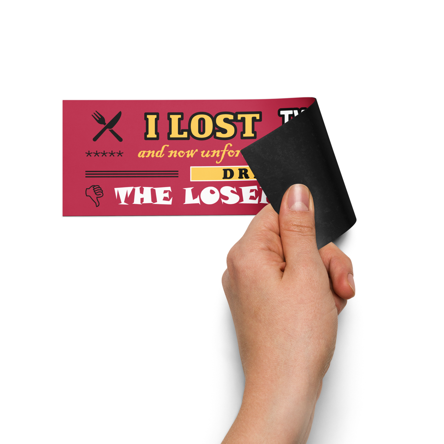 Loser car magnet