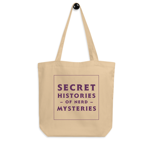 Secret Histories of Nerd Mysteries logo tote