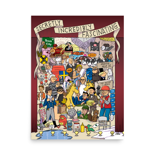 Secretly Incredibly Fascinating 50th Episode Poster