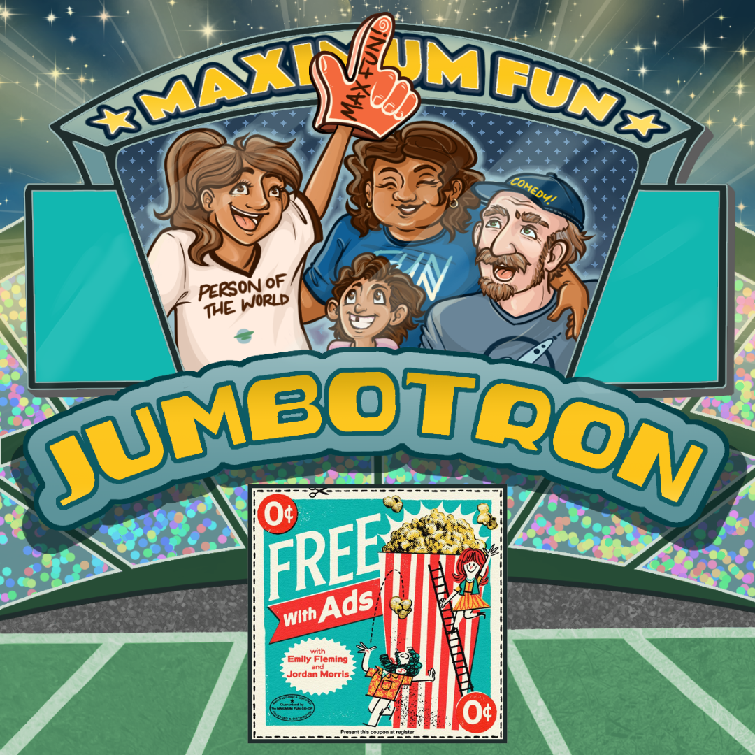 Free With Ads Jumbotron message - Personal