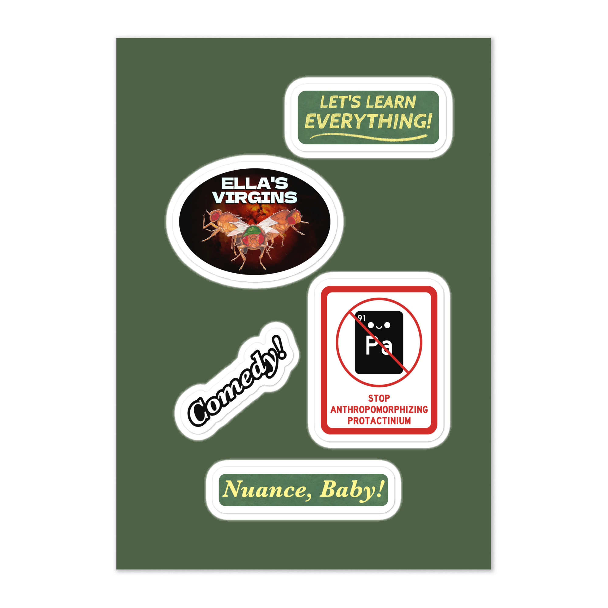 References sticker sheet – MaxFunStore