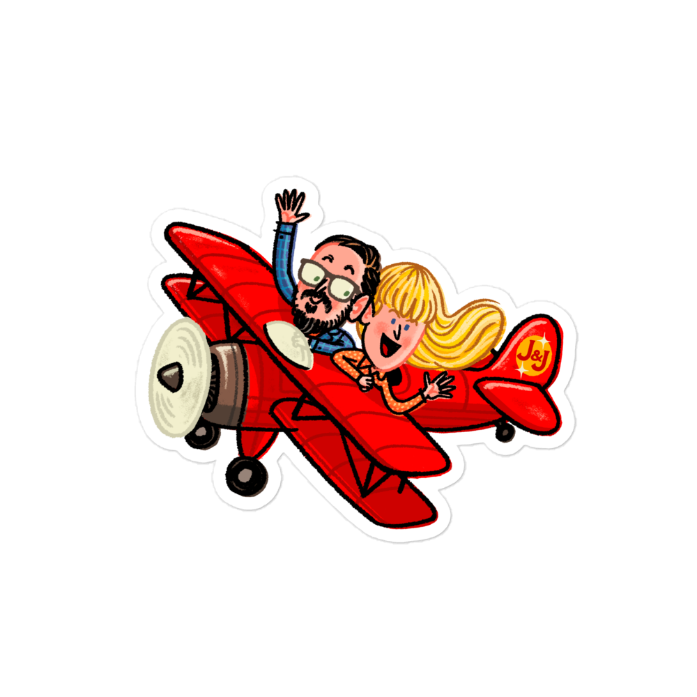 Plane sticker