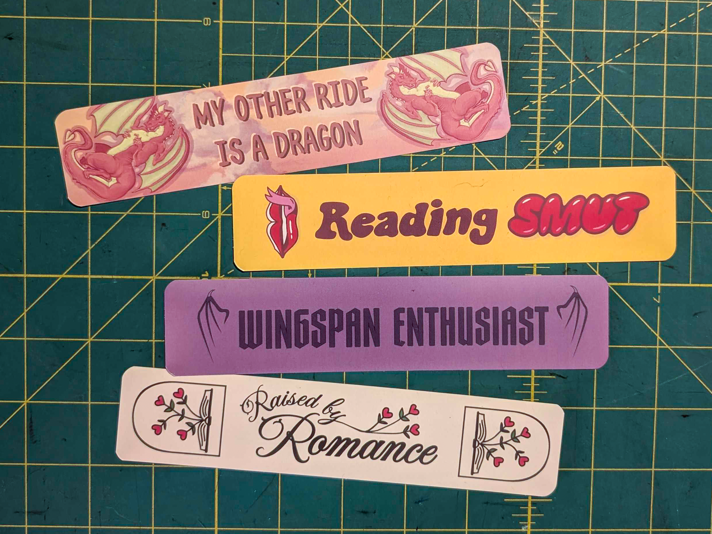 Reading Smut bookmark four-pack