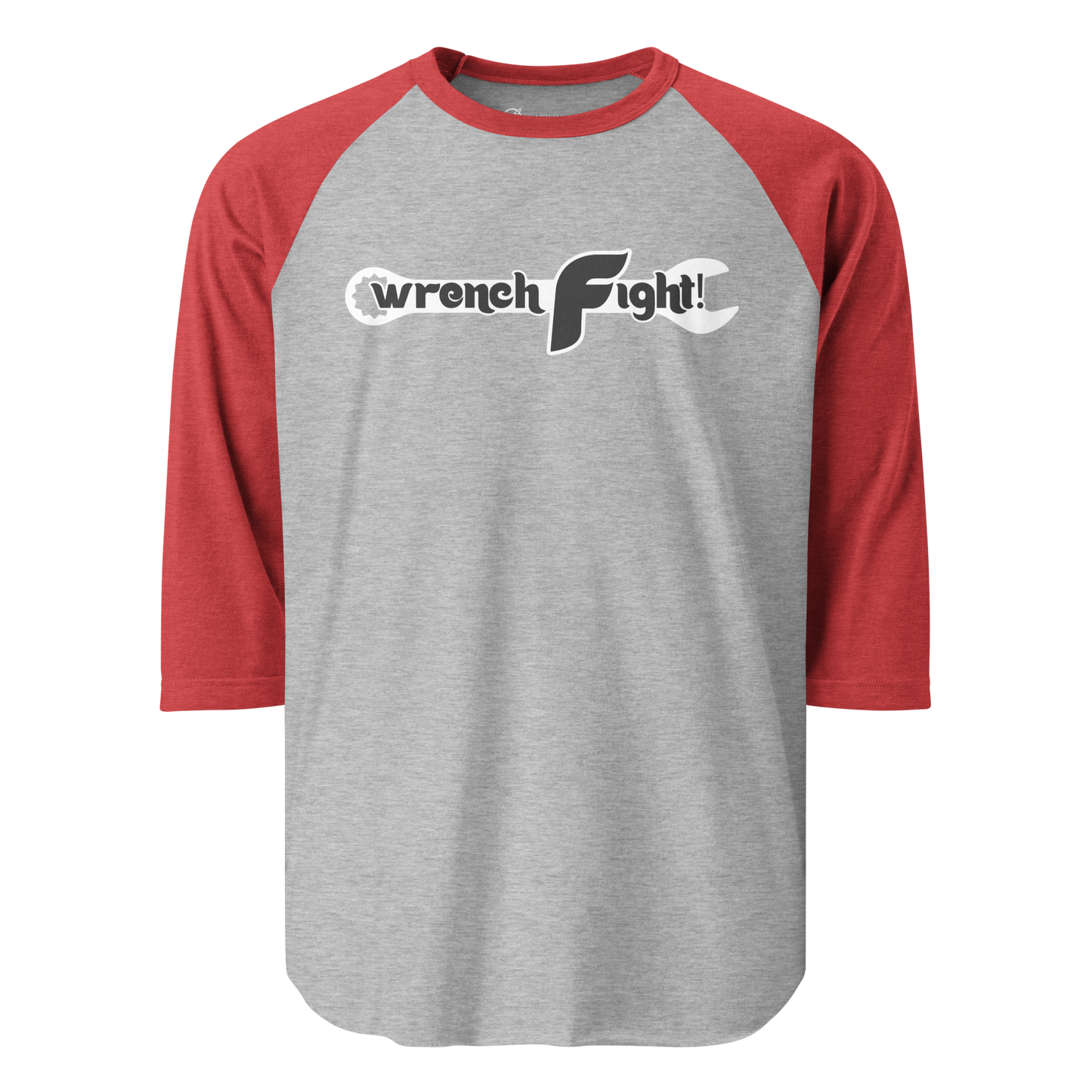 Wrench Fight baseball tee