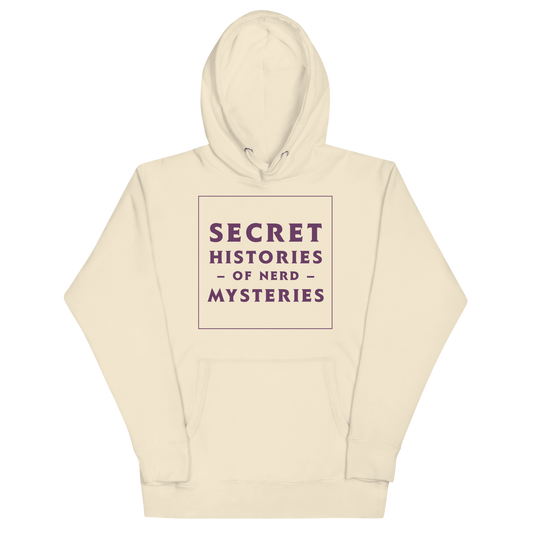 Secret Histories of Nerd Mysteries logo hoodie