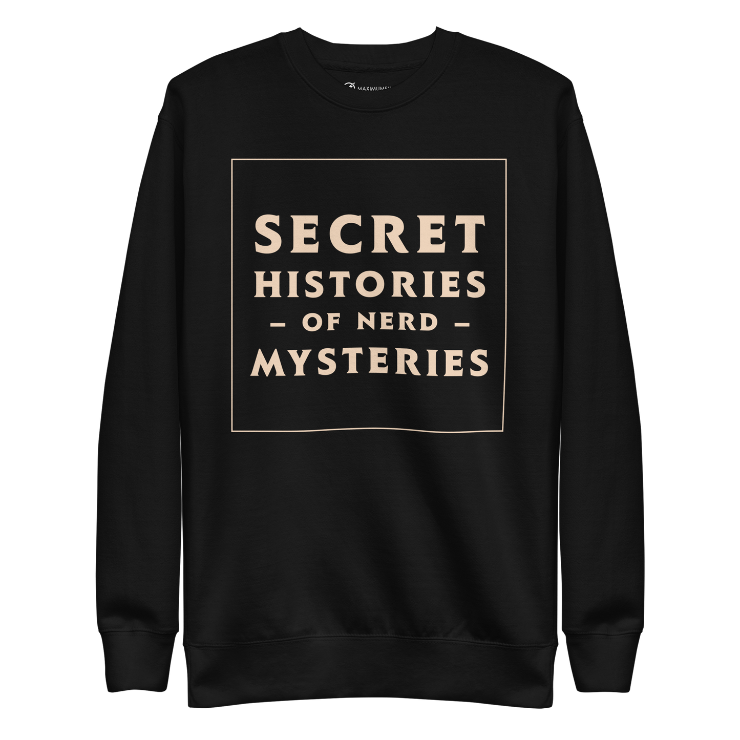 Secret Histories of Nerd Mysteries logo sweatshirt