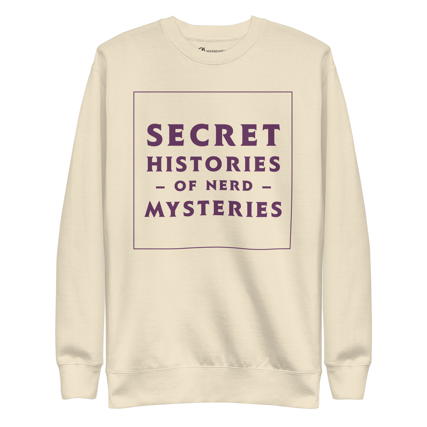 Secret Histories of Nerd Mysteries logo sweatshirt