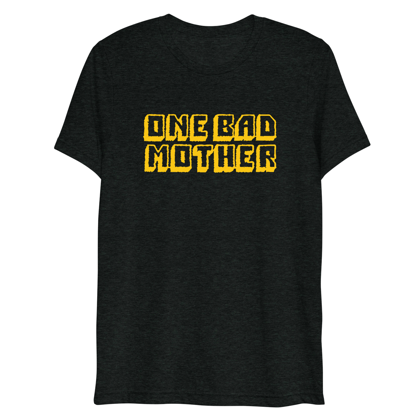One Bad Mother logo tri-blend T-shirt