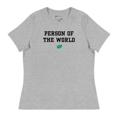 Person of the World T-shirt (fashion cut)