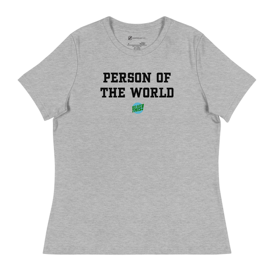 Person of the World T-shirt (fashion cut)