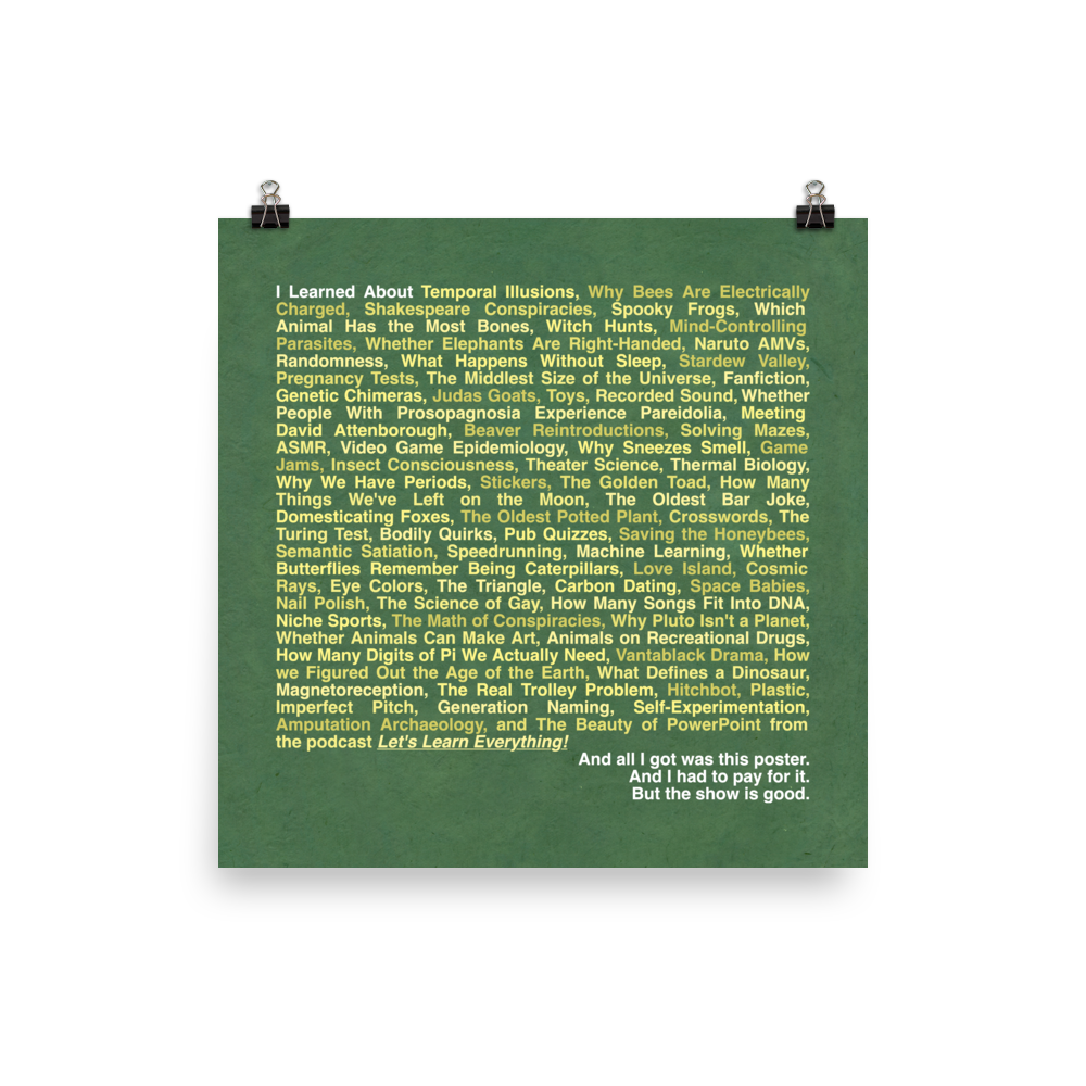 All Topics Year One poster – MaxFunStore