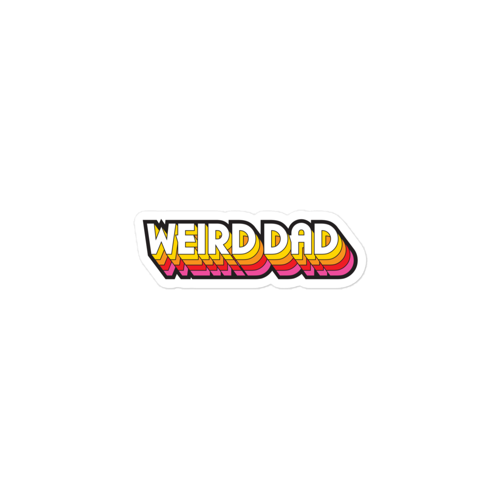 Weird Dad sticker
