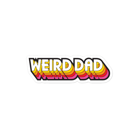 Weird Dad sticker
