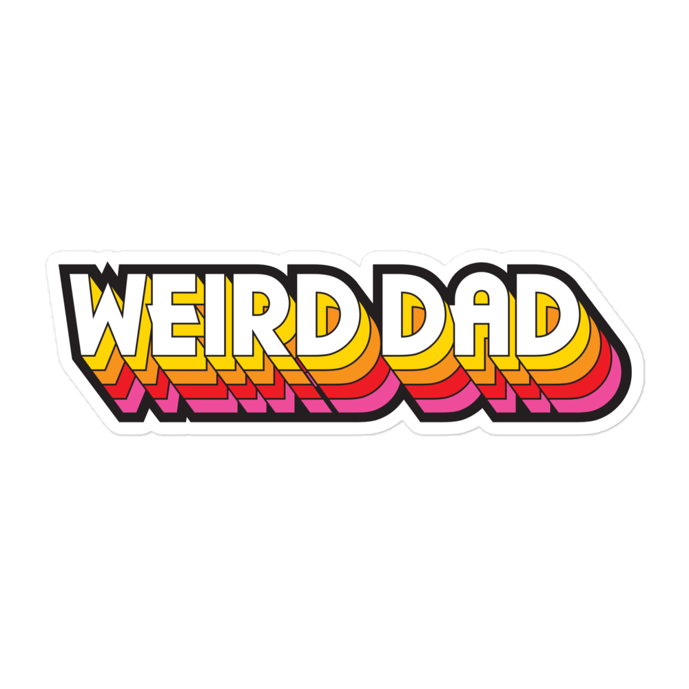 Weird Dad Sticker MaxFunStore weird-dad-sticker-maxfunstore