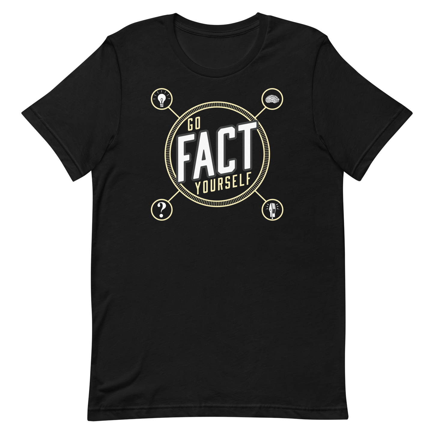 Go Fact Yourself logo T-shirt